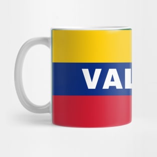 Valera City in Venezuelan Flag Colors Mug